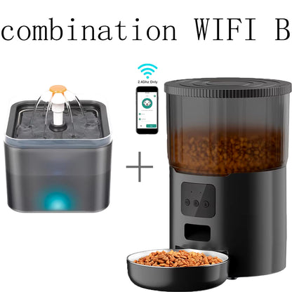 Automatic WIFI Pet Food/Water Dispenser