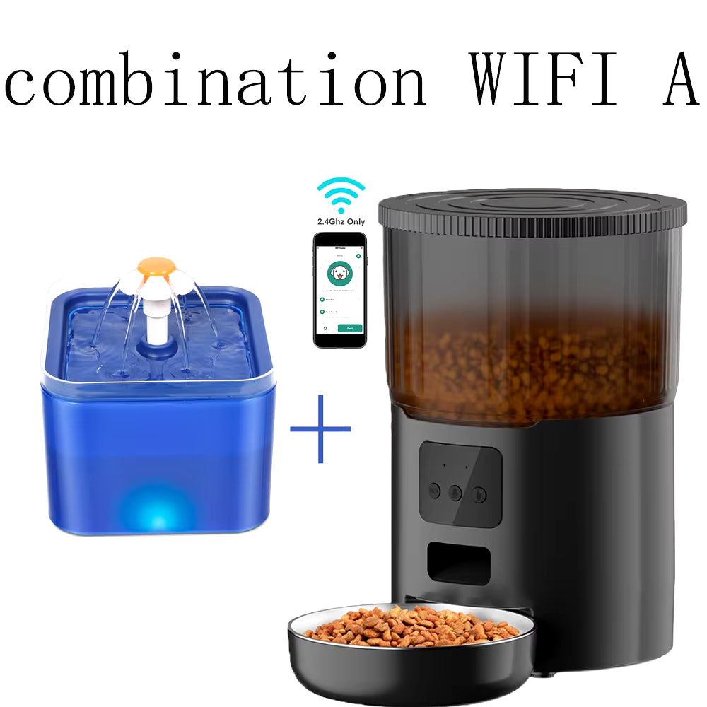 Automatic WIFI Pet Food/Water Dispenser