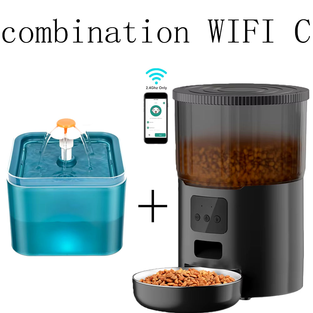 Automatic WIFI Pet Food/Water Dispenser