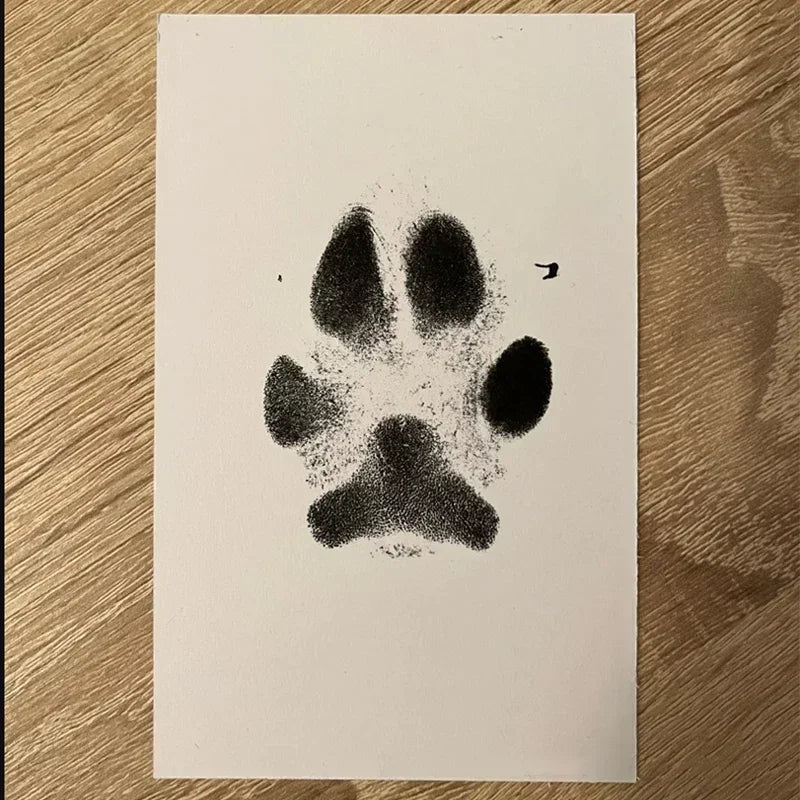 1Pcs Pet Dog Footprint Handprint Pad Safe Non-Toxic Printing Pet Footprint Baby Paw Print Footprint Dog Accessories Pet Supplies