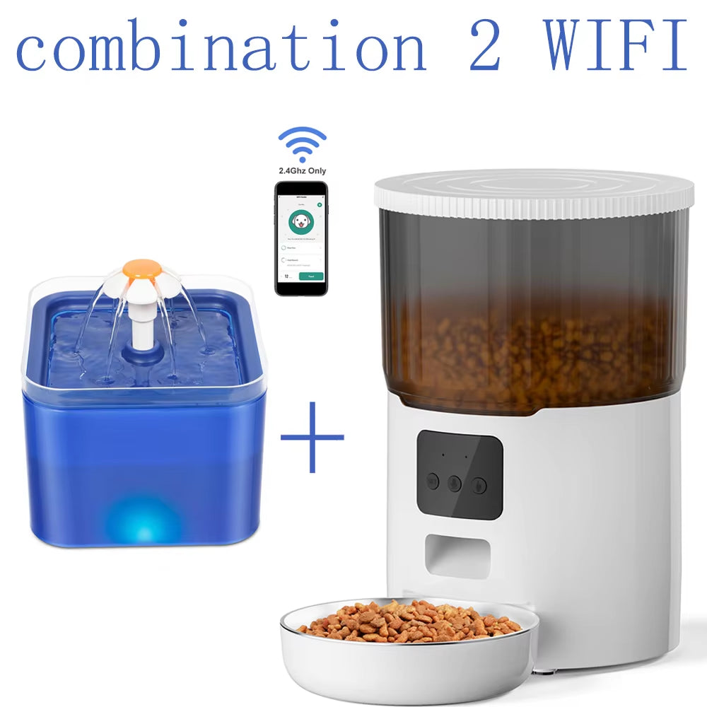 Automatic WIFI Pet Food/Water Dispenser
