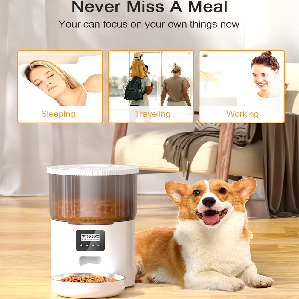 Automatic WIFI Pet Food/Water Dispenser